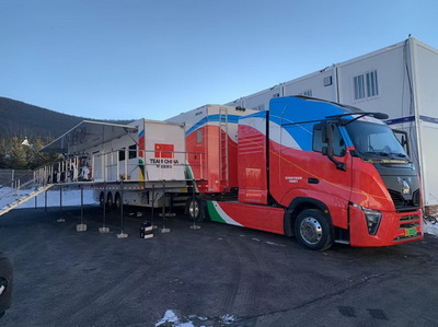 中国重汽智能雪蜡车 科技赋能，助力冬奥健儿驰骋赛场